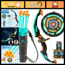 Kids LED Light Up Bow and Arrow Set with 9 Suction Cup Arrows Target - Fun Ind