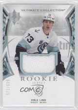 2021 Upper Deck Ultimate Collection Rookies Jersey 572/699 Kole Lind #120 1p1a