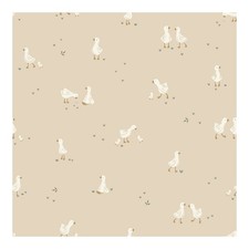 Little Dutch Little Goose Natural Wallpaper
