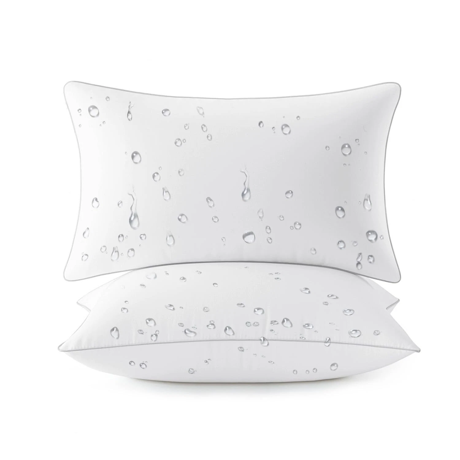 Outdoor Pillow Inserts 12x20 Waterproof Pack of 2 - Dual-layer Protection