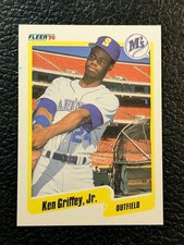 1990 Fleer Ken Griffey Jr. #513 HOF Seattle Mariners 