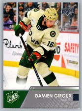 #49 Damien Giroux 2021-22 Upper Deck AHL Iowa Wild