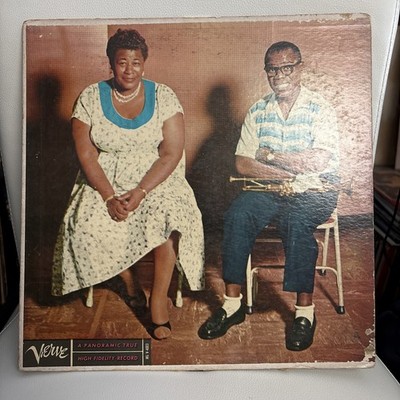 Ella Fitzgerald Louis Armstrong Ella and Louis Verve Vinyl LP MGV-4003 Jazz Mono