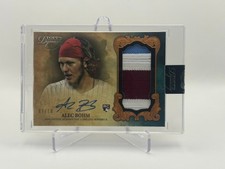 2021 Topps Dynasty Alec Bohm Rookie Patch Auto /10 Phillies #DAP-AB3 SEALED 3CLR