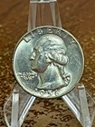 1956-D 25C Washington Quarter AU/BU - 90% Silver  #RJ39