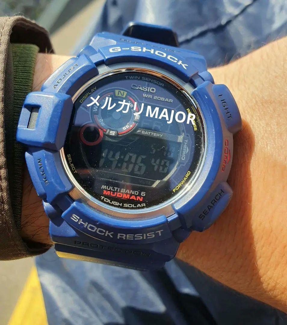 ケ*］様 ☆レア☆CASIO G-SHOCK MUDMAN GW-9300NV- CASIO G-Shock Mudman GW-9300 Black Solar Atomic Radio Men's