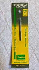 Irwin Hanson #8018, 6-32 NC High Carbon Steel Plug Tap, Made in USA, In Package
