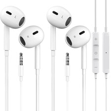 2 Pack Wired Iphone Earbuds/Wired Headphones with 3.5Mm Earphones with Microphon