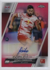 Josko Gvardiol Chrome Bundesliga 2021 Magenta Refractor /150 Auto