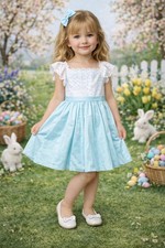 Vintage Handmade Eyelet Spring Dress