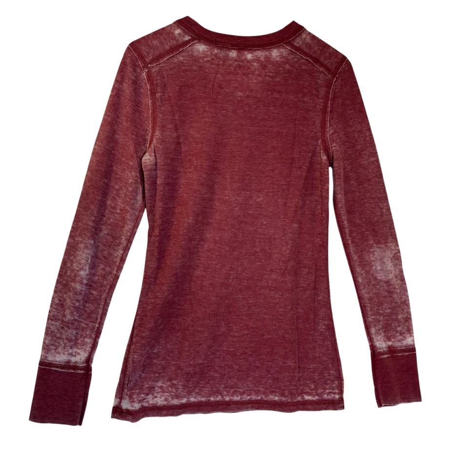 BKE Manga Larga Encaje Henley Térmico Lg Boho Foto 3 de 4