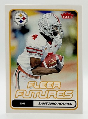 2006 Fleer Futures #185 Santonio Holmes RC Ohio State Buckeyes