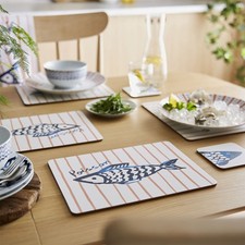 Placemat - 4 Pack Ulster Weavers Catch of the Day Paper Printed MDF Multi
