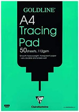 Image of Goldline Heavyweight Tracing Pad 112Gsm A4 50 Sheets GPT3A4 + Free FINCHLEY Pen