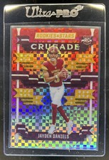 2024 Panini Rookies & Stars Jayden Daniels Crusade RC Red Plaid Rookie #C-JDS