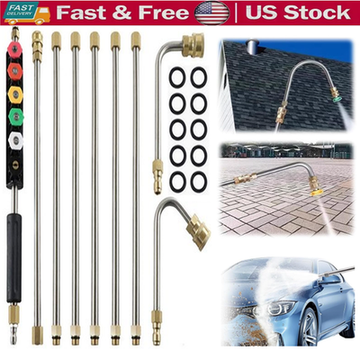 #ad 4000PSI Pressure Washer Extension Wand Set Power Washer Lance Gun Attachment US $32.99
