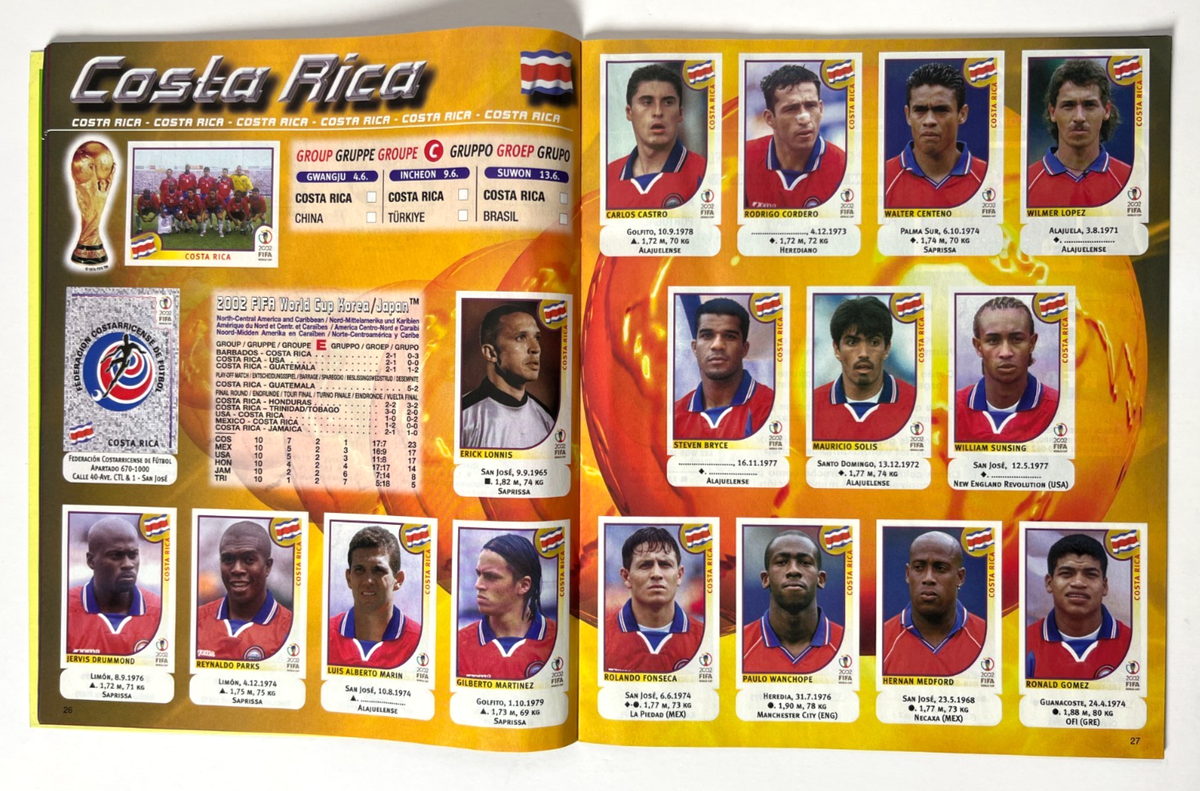 ALBUM FIFA World Cup KOREA JAPAN 2002 PANINI MAGAZINE Complete