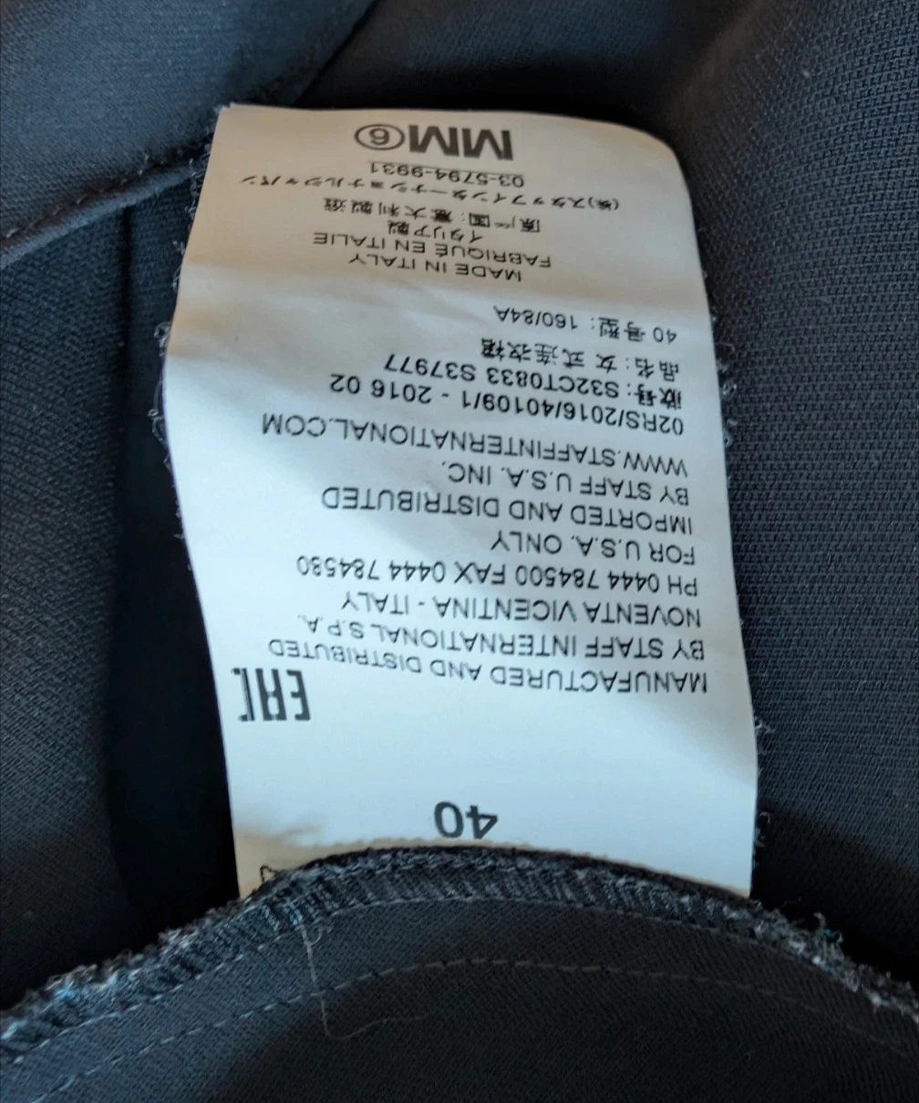 Abito camicia nero MM6 Maison Margiela taglia EU 40 (adatto taglia UK 8 16)