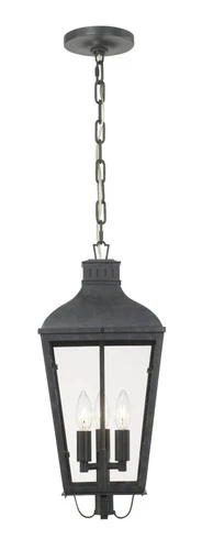 Crystorama Dumont 9.25'' Graphite Outdoor Pendant - Picture 2 of 5
