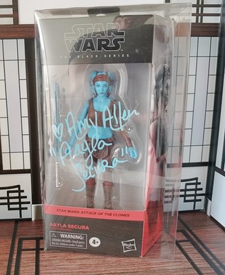 Star Wars Black Series Ayla Secura mit Autogramm Amy Allen POTF 2023