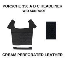 Dachhimmel Perforiert Schwarz Für Porsche 356 A/B/C Ohne Schiebedach