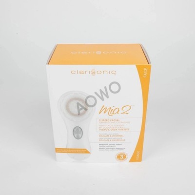 New Clarisonic Mia 2 Sonic Facial Skin Cleansing Brush System - WHITE