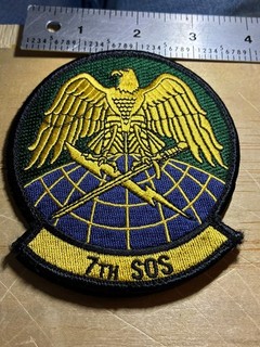 2000's US AIR FORCE PATCH 7th SPECIAL OPERATIONS SQUADRON ORIGINAL USAF STICKY!
