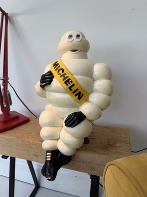 Vintage Michelin Mann Maskottchen LKW Lichtfigur Original - Made In France Pls Lesen