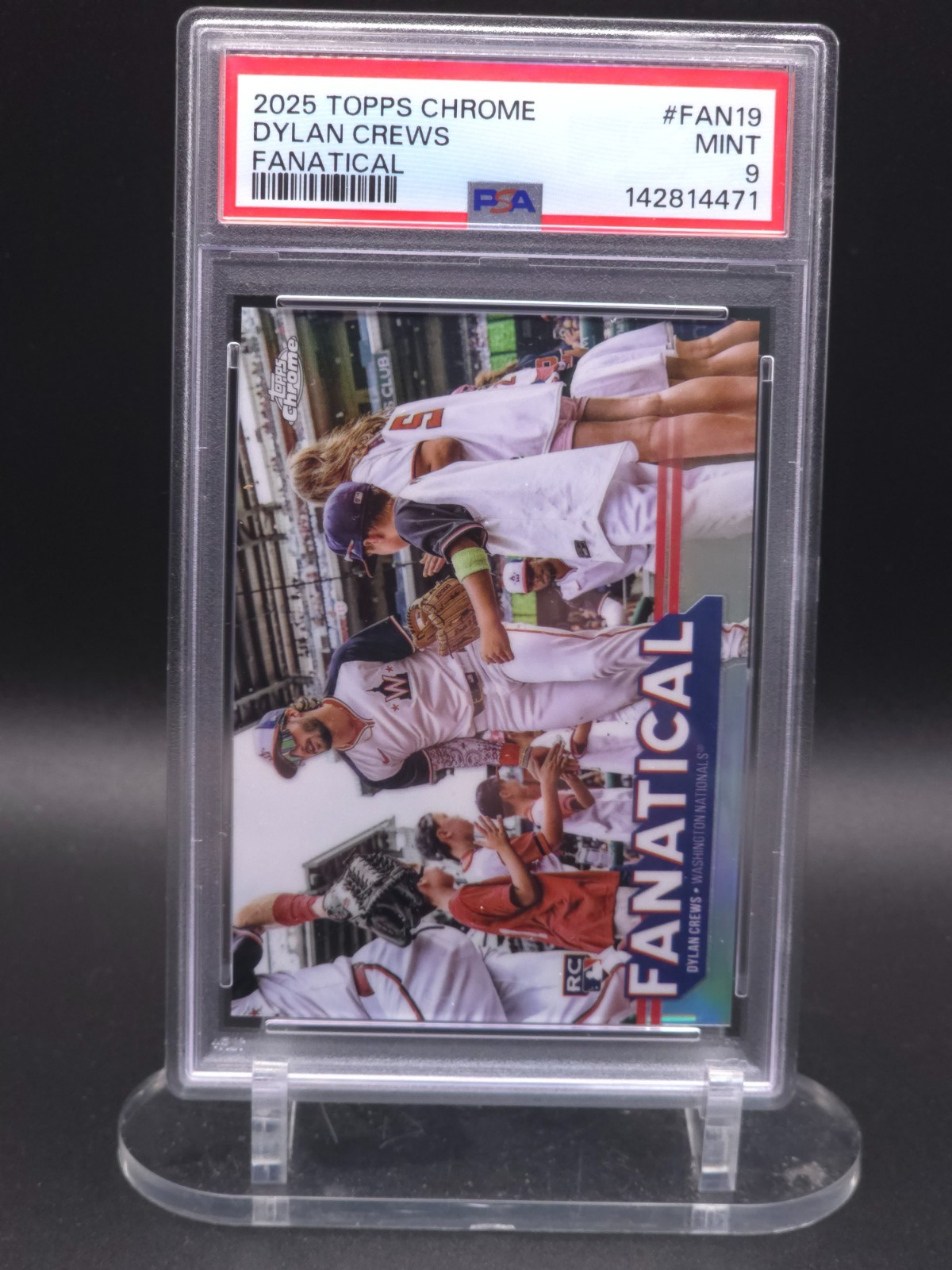 2025 Topps Chrome - Fanatical Dylan Crews #FAN-19 (RC) PSA 9