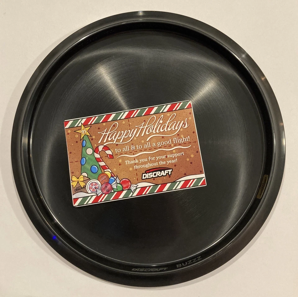 Discraft 💎 ESP Buzzz - 2021 Happy Holidays Supercolor Dealer Christmas RARE 💎 - Image 2 of 3