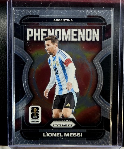 2026 Panini Prizm World Cup Lionel Messi Phenomenon Silver Prizm #19 Argentina