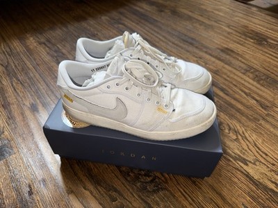 Air Jordan 1 Low AJKO SP X Union White/ Neutral Grey Size 10.5