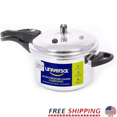 Aluminum Pressure Cooker Lightweight Durable Multi-Purpose Cooking Essential New