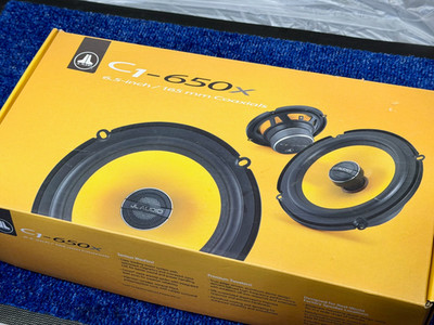 JL Audio C1-650x 6.5'' Coaxial Car Speakers 2-Way Aluminum Dome Tweeter