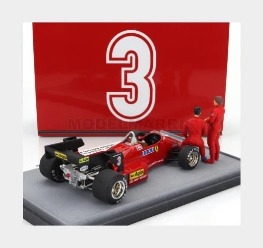 BRUMM PROM S24/01 FERRARI - F1 126C4 N 0 PRESENTAZIONE FIORANO SEASON 1984 WITH  - Immagine 2 di 2
