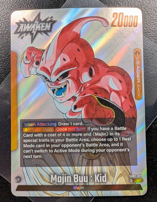 Majin Buu : Evil SB01-029 Silver Leader Dragon Ball Manga Booster