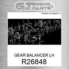 R26848 Gear Balancer Lh Fits John Deere (surplus Open Box)