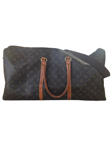 Estate Clean Out Crossbody Faux Leather Carry-on Luggage Duffle Style Bag
