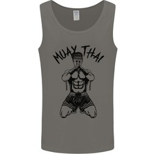 Muay Thai Fighter Mixed Martial Arts MMA Mens Vest Tank Top