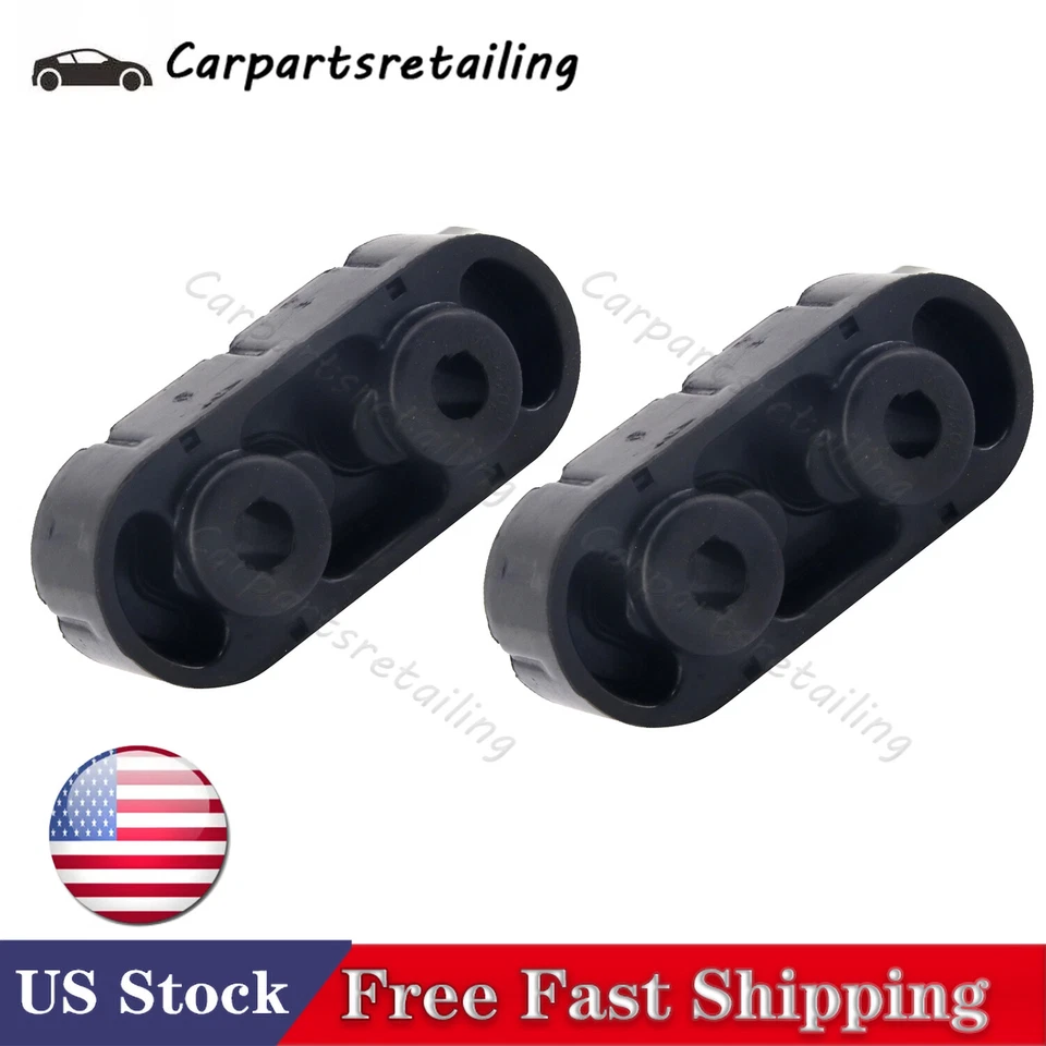 2*Aislador de suspensión de silenciador de escape para Chevrolet Silverado 1500 WT doble cabina 5,3 L Foto 2 de 4