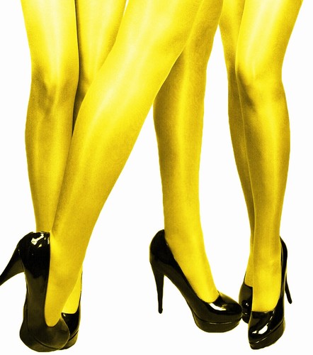 4 Paar Glanz-Satin-Straps-Strümpfe transparent glänzend Farben Strapse S-XL - Bild 25 von 25