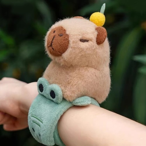 Fun Capybaras Silicone Snap Wristband Portable for Parties and Outdoor Event - Picture 6 of 11