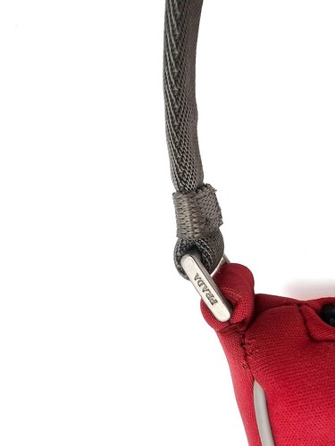 Prada Hobo Bag Vintage Rot Nylon - Bild 14 von 14