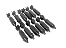 12 pc Toy Military Aerial Bombs for Playsets or Diorama Set