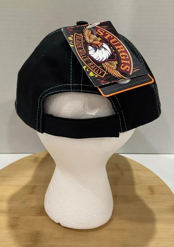 78th Annual Sturgis 2018 Black Hills Rally Hook & Loop Adjustable Ball Cap New - Picture 5 of 12
