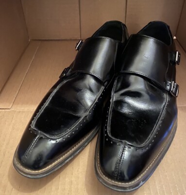 Stacy Adams Mens Black 25188-001 Slip Dress Shoes