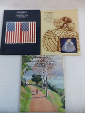 Lot of 3 SOTHEBY'S Impressionist Modern Painting, Contemporary Prints Ruth Page
