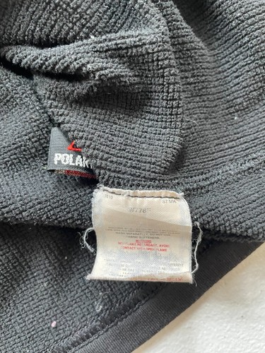 Vintage Patagonia R1 1/4 Zip Pullover Women's L Black Regulator Jacket 90s - Picture 6 of 11