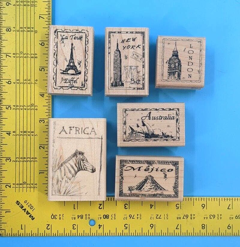 Stampabilities Postage Stamps Around the World Rubber Stamps Africa