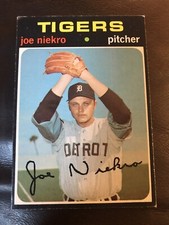 1971 Topps #695 Joe Niekro Detroit Tigers VG+